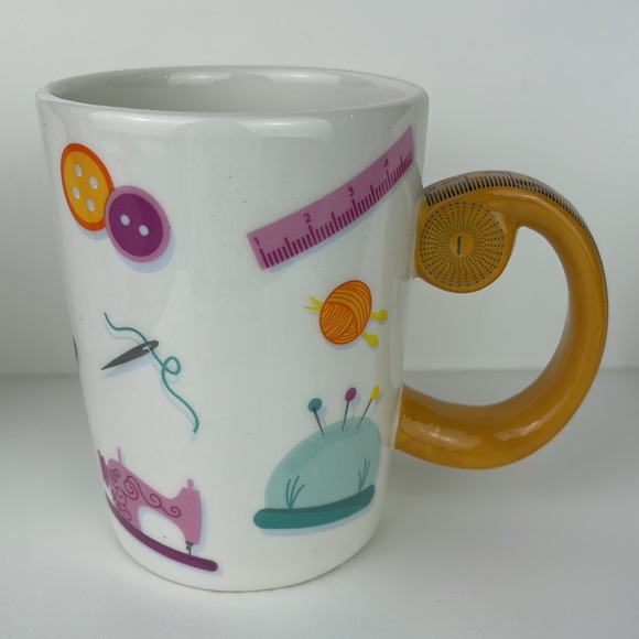 Sewing Tape Measure Mug - Picture 2 of 5